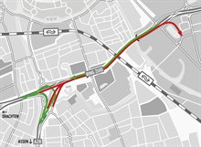 20250217 Ring Zuid dicht Julianaplein-Europaweg - kaart GB